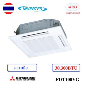 Dàn lạnh âm trần Cassette FDT100VH & T-PSA-5BW-E/FDC90VNP-W Mitsubishi 30.300BTU