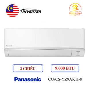Điều hòa Panasonic YZ9AKH (CU/CS-YZ9AKH-8) 9.000 BTU  2 chiều Inveter