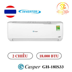Điều hòa Casper GH-18IS33  18.000 BTU 2 chiều Inverter